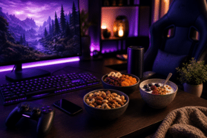 3 Snack Sehat untuk Sesi Gaming Panjang