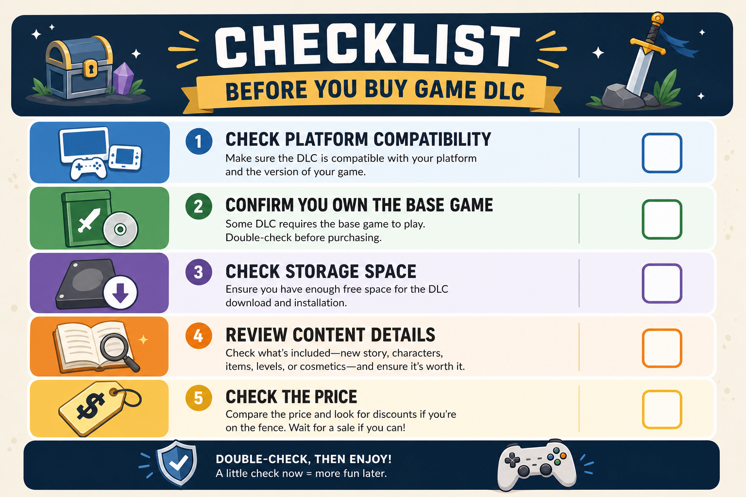 Checklist Doom Revelations