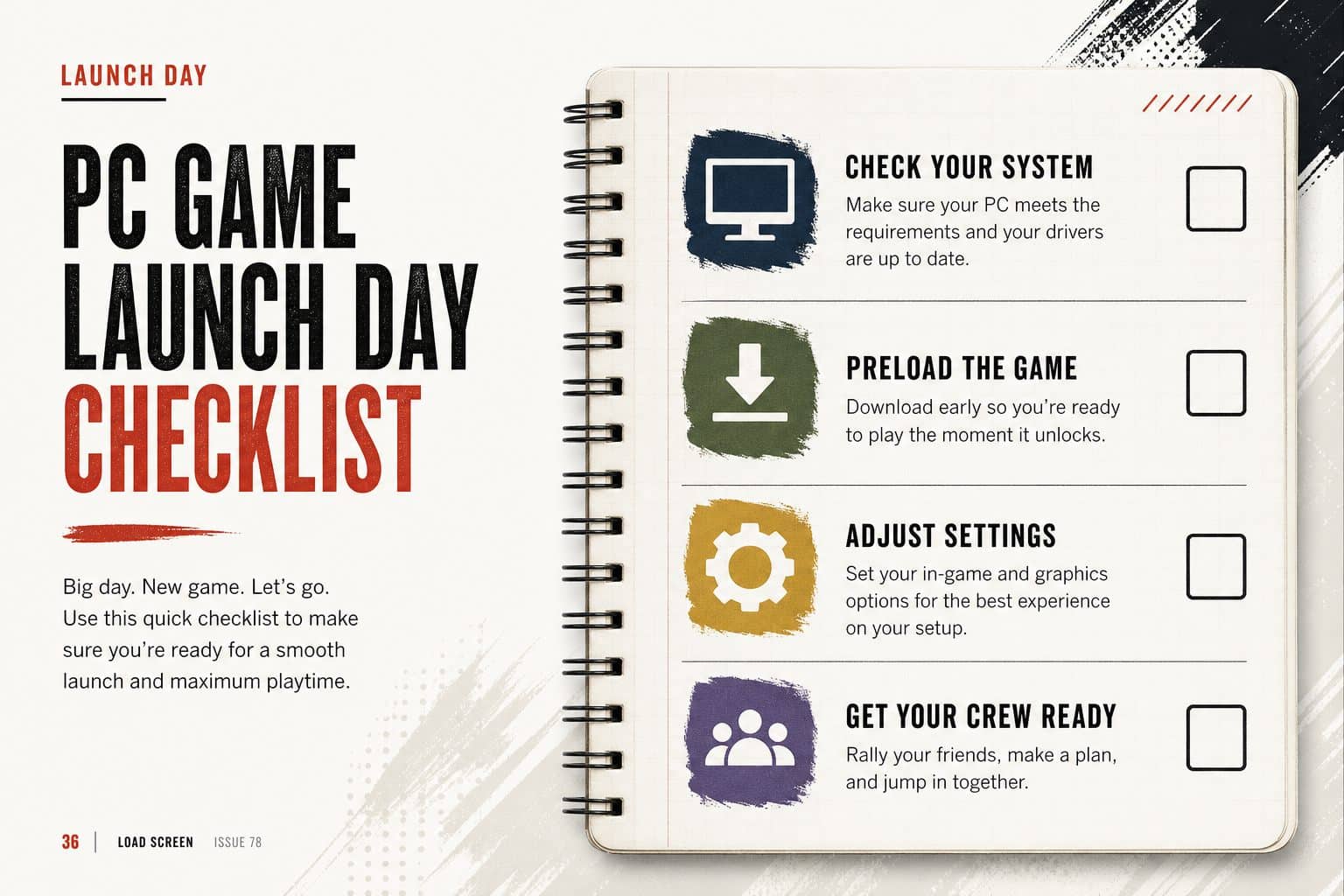 Checklist Fading Echo Steam