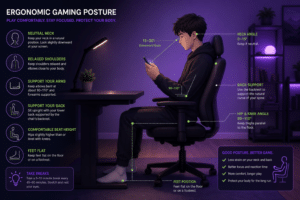 Postur Duduk Gaming: 4 Fakta 30 Menit Aman