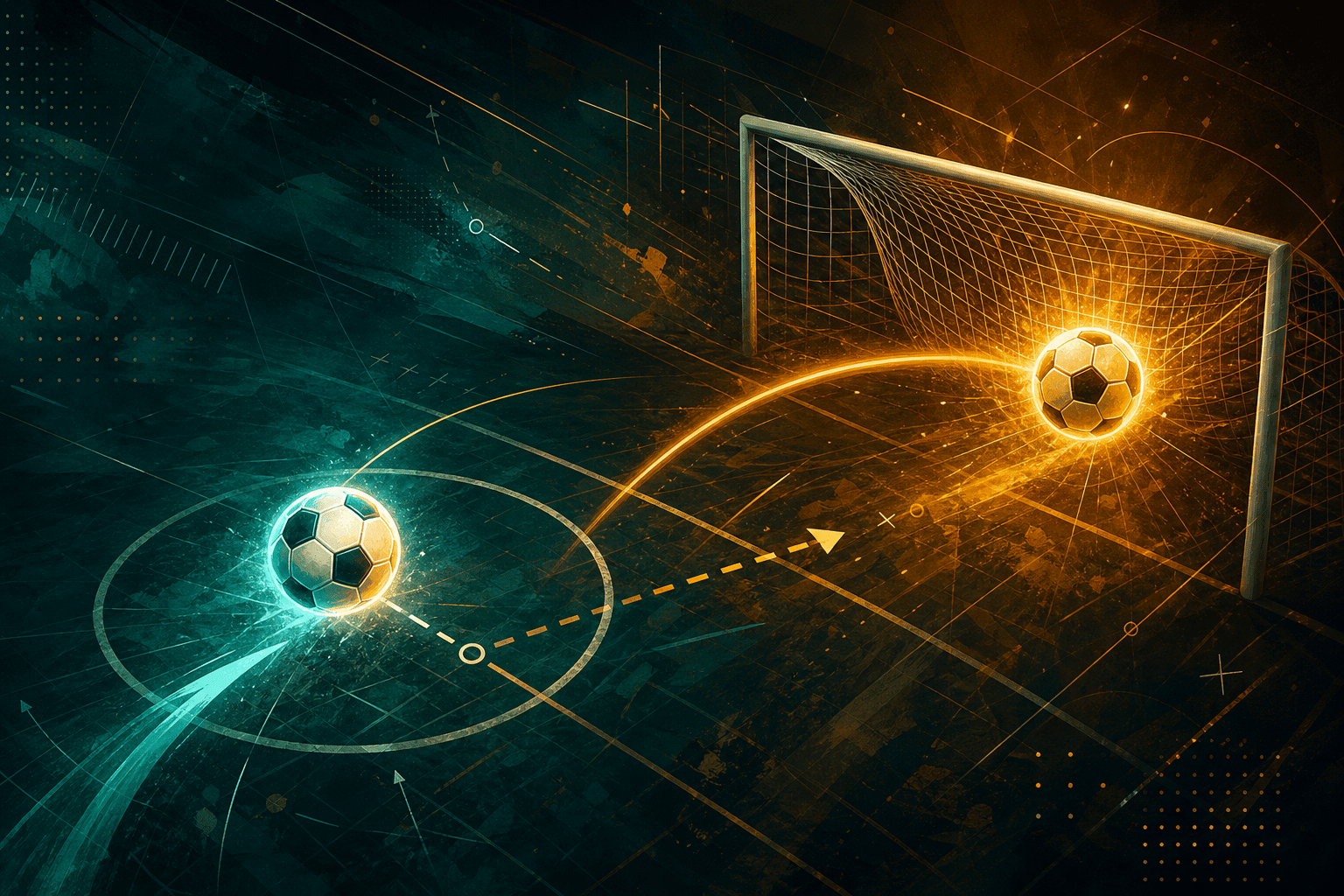 Gol abstract Spanyol vs Prancis