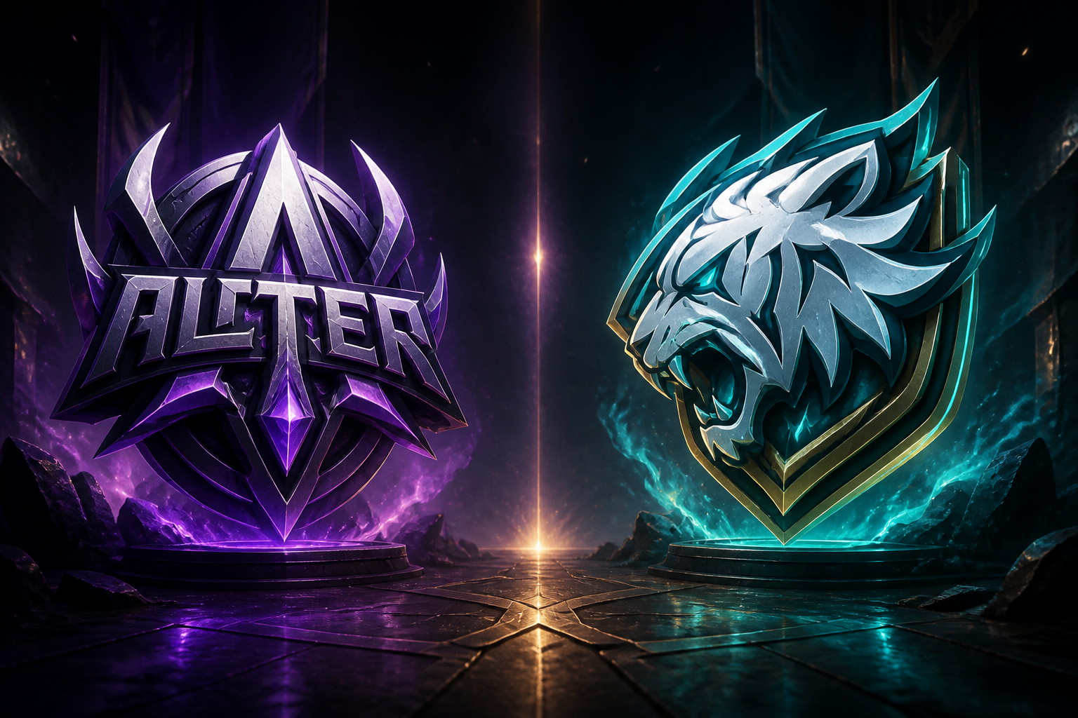 AE 2-0 EVOS logos