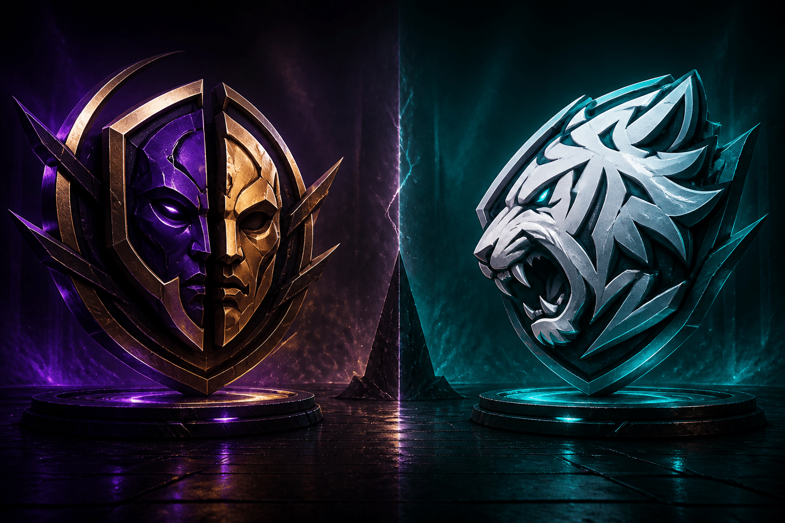 AE vs EVOS week 3 logos