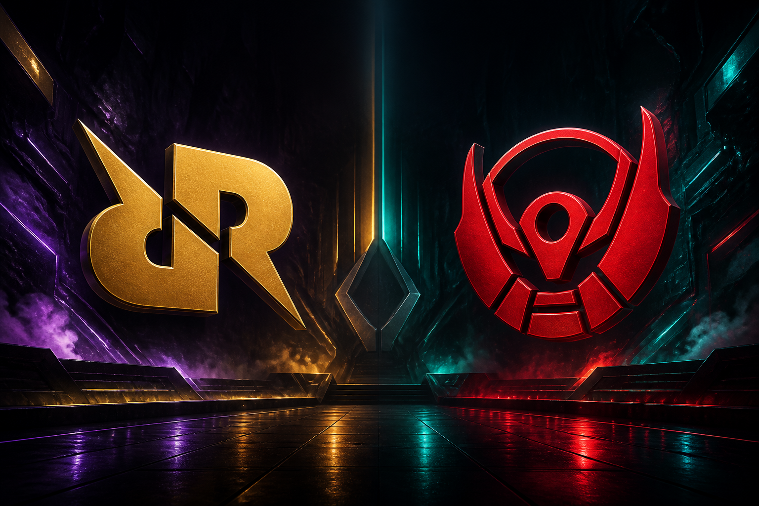 RRQ vs BTR malam ini logos