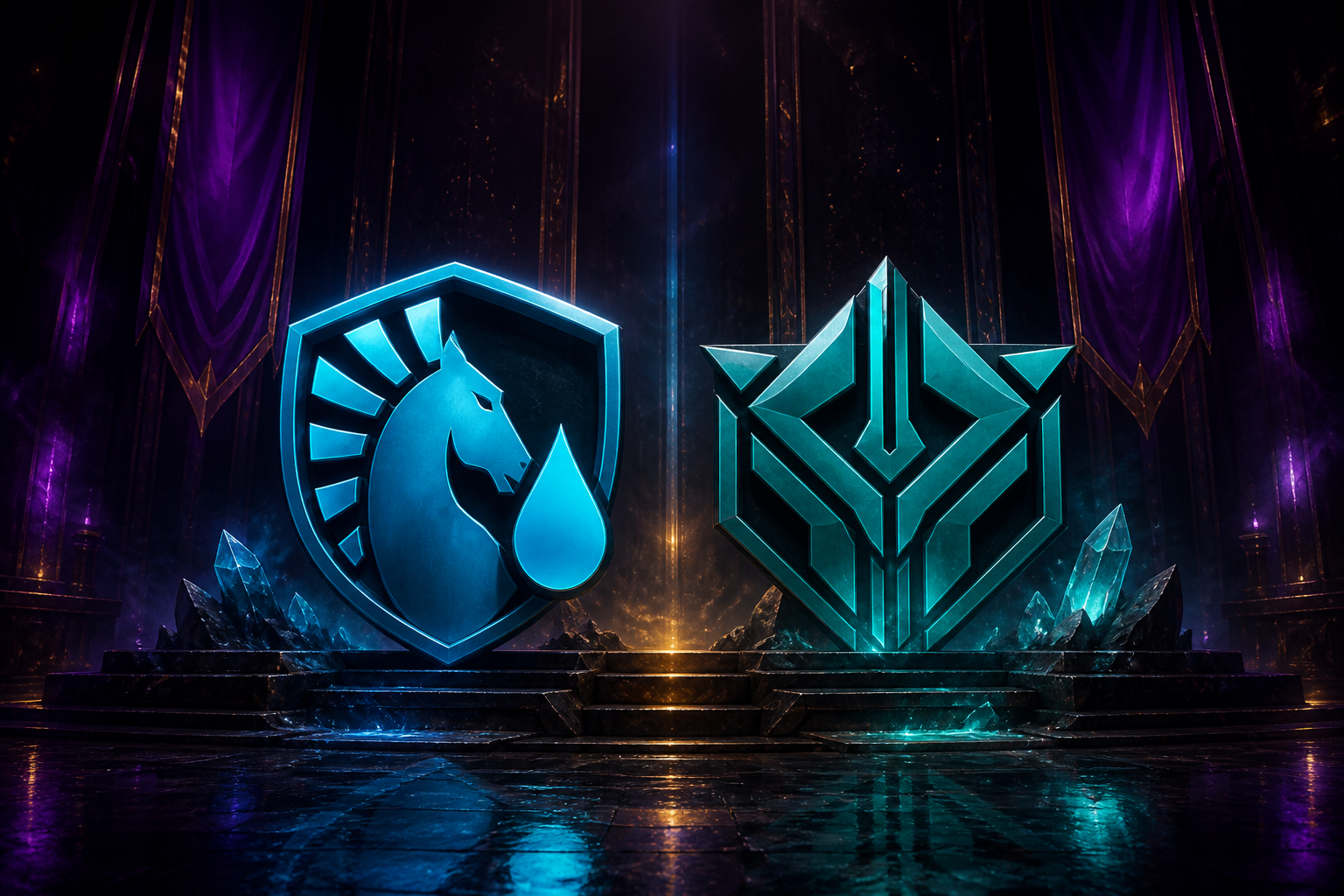 TLID vs AE malam ini logos