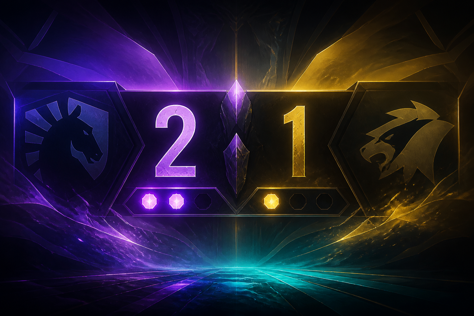 TLID 2-1 ONIC scoreboard