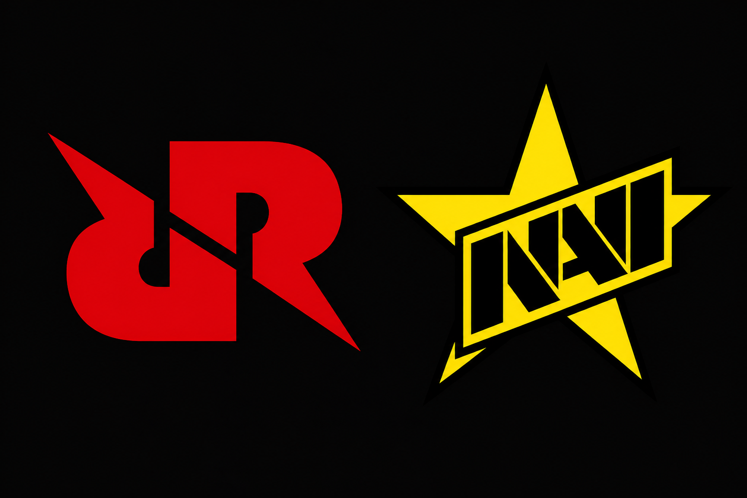 logo RRQ dan NAVI